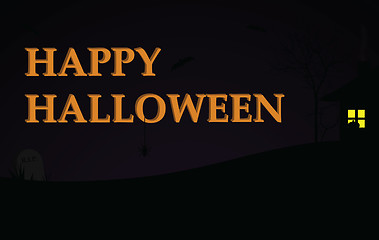 Image showing Happy Halloween Background