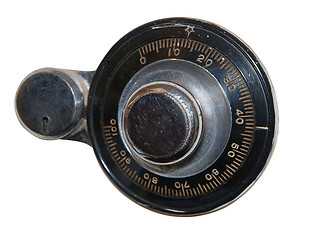 Image showing Antique Bank Safe Combination Lock