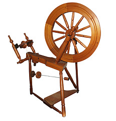 Image showing Antique Spinning Wheel