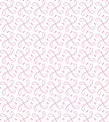 Image showing Pink Seamless Ribboned Pattern