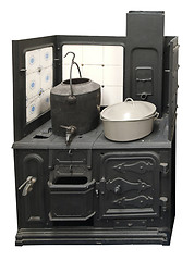 Image showing Antique Coal Cooker