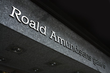 Image showing Roald Amundsen's street