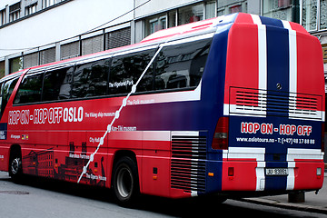 Image showing Norwegian bus