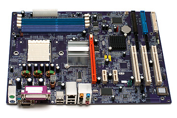 Image showing Computer motherboard