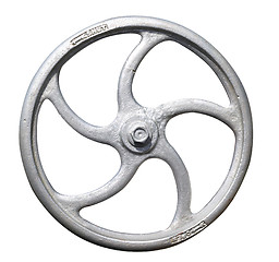 Image showing Steam Engine Valve Wheel