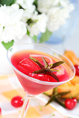 Image showing Refreshing summer cocktail