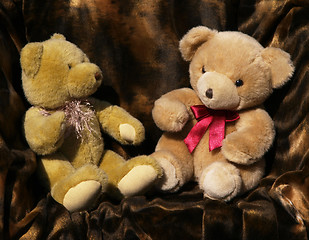 Image showing Two Teddies