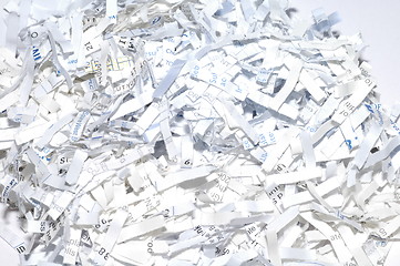 Image showing shredded paper