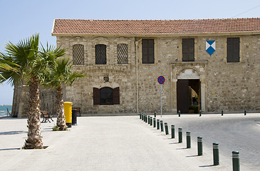 Image showing larnaca fort by seaside larnaca cyprus