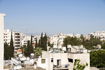 Image showing rooftops of Larnaca Cyprus