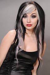 Image showing Goth girl