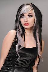 Image showing Goth girl