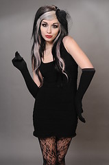 Image showing Goth girl