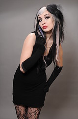 Image showing Goth girl