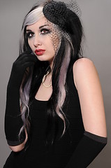 Image showing Goth girl