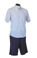 Image showing Male Mannequin in Summer Clothes