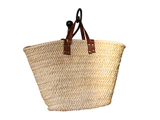 Image showing Woven Bag on a Hook