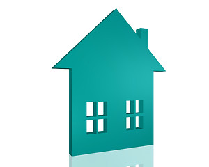 Image showing 3D House Icon
