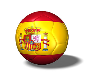 Image showing Spain Soccer Ball