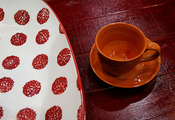 Image showing Red pottery