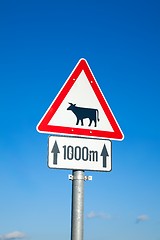 Image showing Cow sign