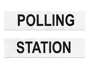 Image showing Polling station