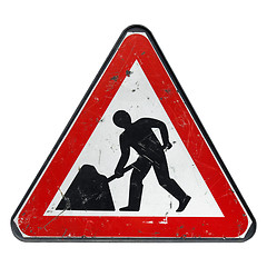 Image showing Roadworks sign