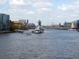 Image showing London docks