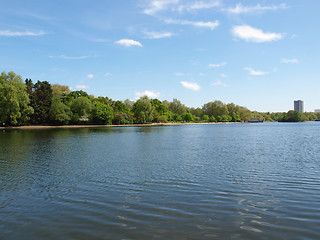 Image showing Serpentine lake, London