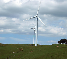 Image showing Wind Turbines