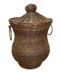 Image showing Cane Laundry Hamper