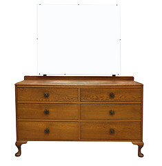 Image showing Antique Dressing Table with Mirror