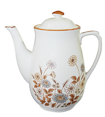 Image showing Floral China Teapot