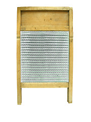 Image showing Antique Glass Washboard