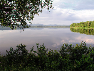 Image showing beautiful and calm lake