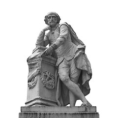 Image showing Shakespeare statue