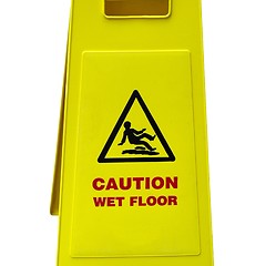 Image showing Wet Floor sign
