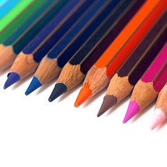 Image showing Colour pencils