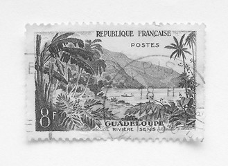 Image showing French stamp