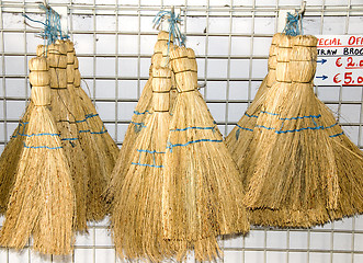 Image showing sweeping broom brush made in cyprus