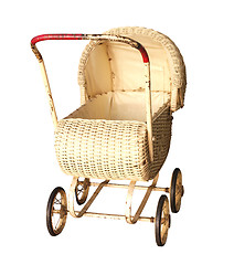 Image showing Antique Cane Pram