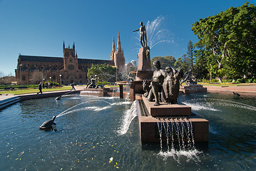 Image showing Archibald Fountain, Sydney