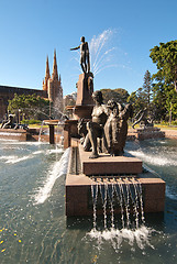 Image showing Archibald Fountain, Sydney