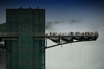 Image showing Suspended Bridge over Niagara Falls