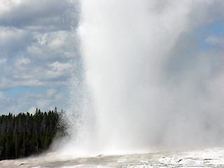 Image showing Old Faithful, Yellowstone National Park