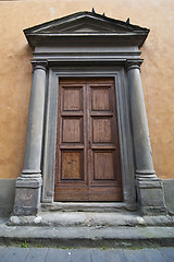 Image showing Old Door in Pisa, Italy