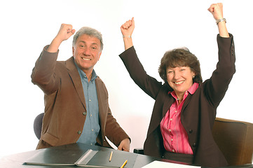 Image showing excited partners