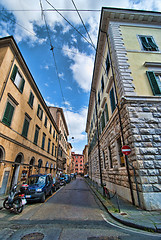 Image showing Typical Ancient Building in Pisa