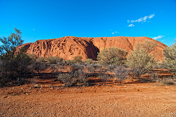 Image showing Lights of Ayers Rock, Australia