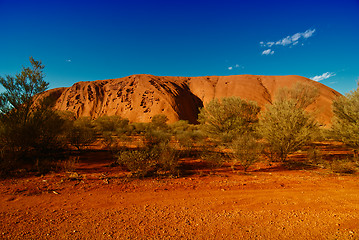 Image showing Lights of Ayers Rock, Australia